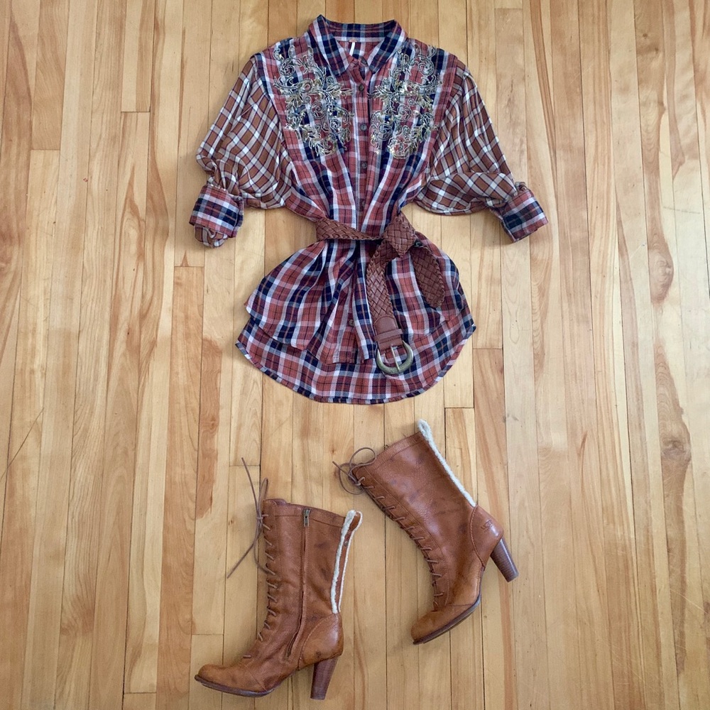 Free People Snow Top Mountain blouse